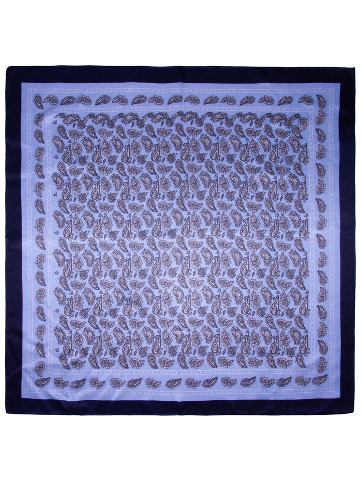 Skjerf paisley SILKE 70x70cm