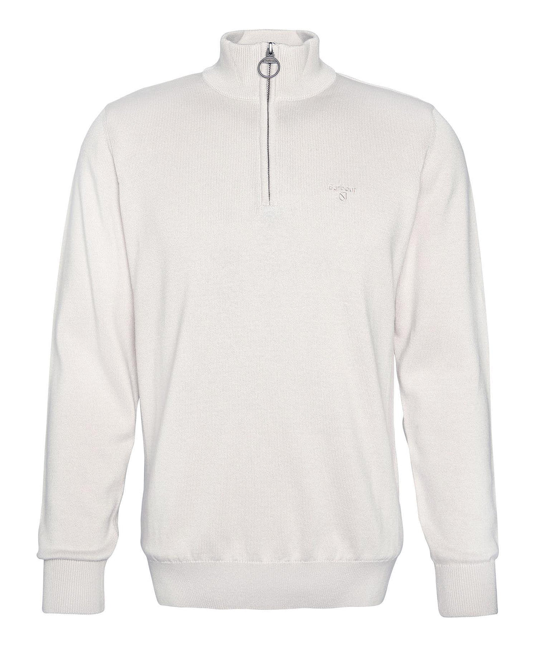 Cotton Half Zip Knitted Jumper