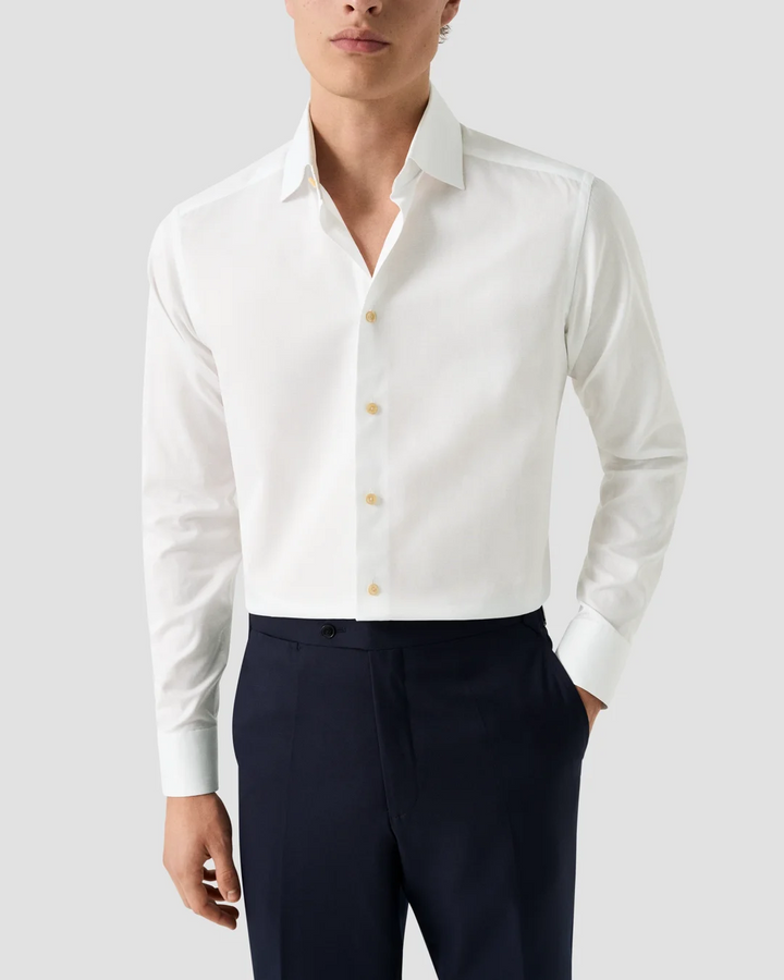 Slim Semi Solid Effect Shirt