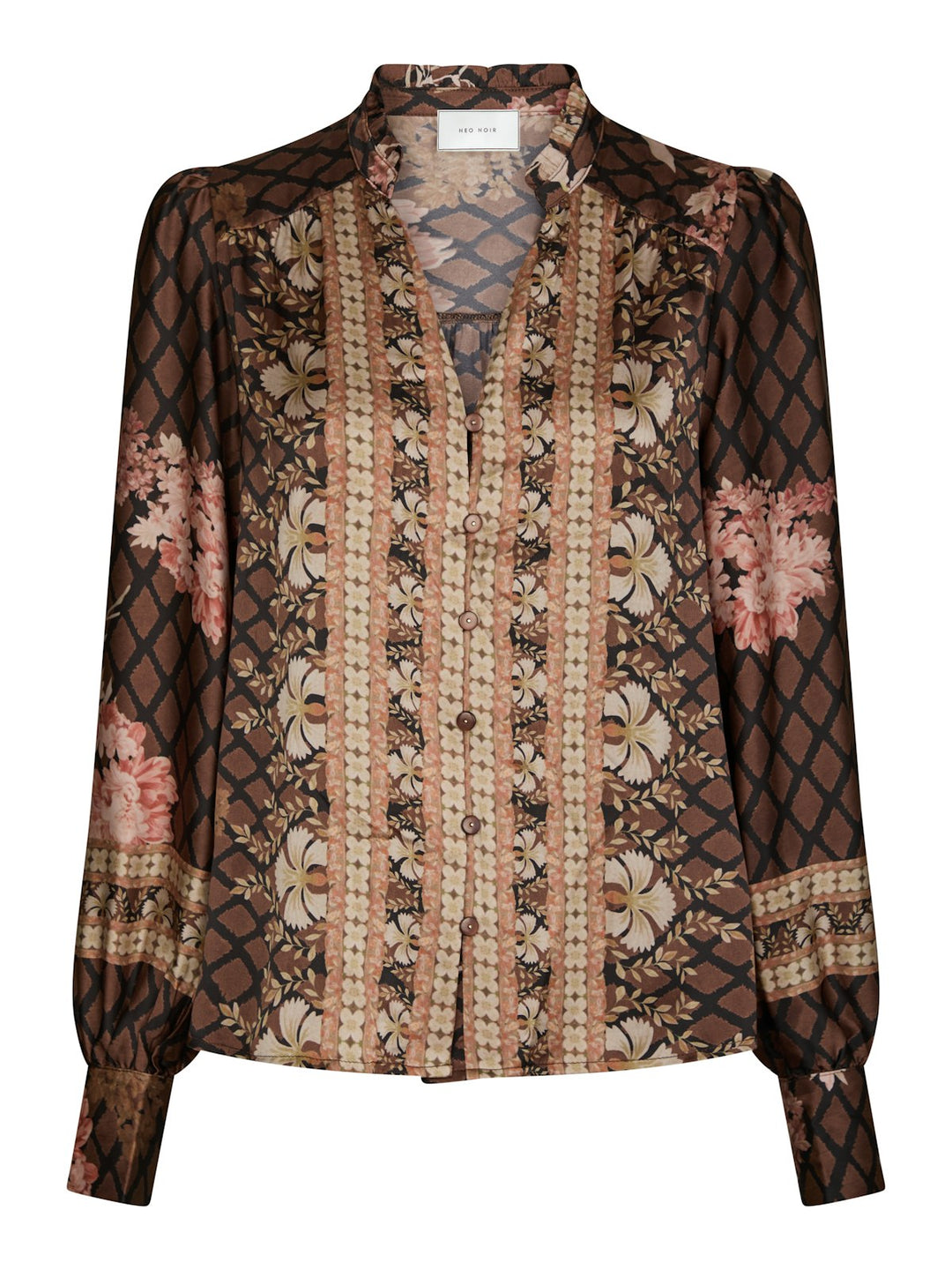 Massima Botanical Border Blouse