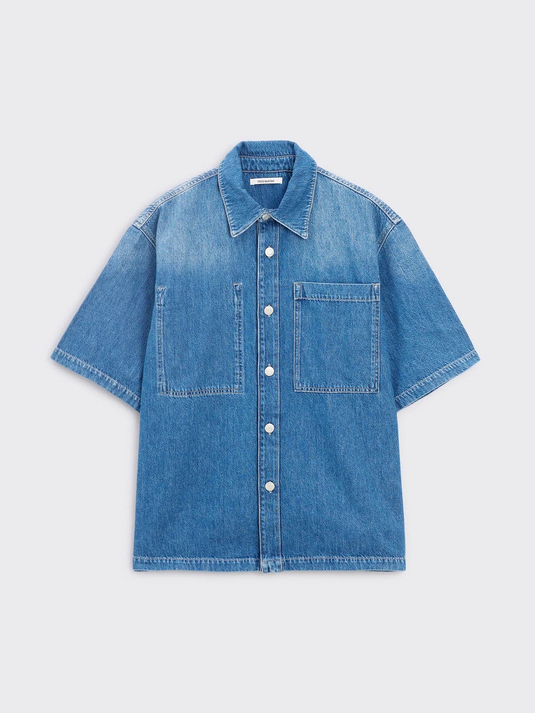 Relaxed Denim Short Sleeve