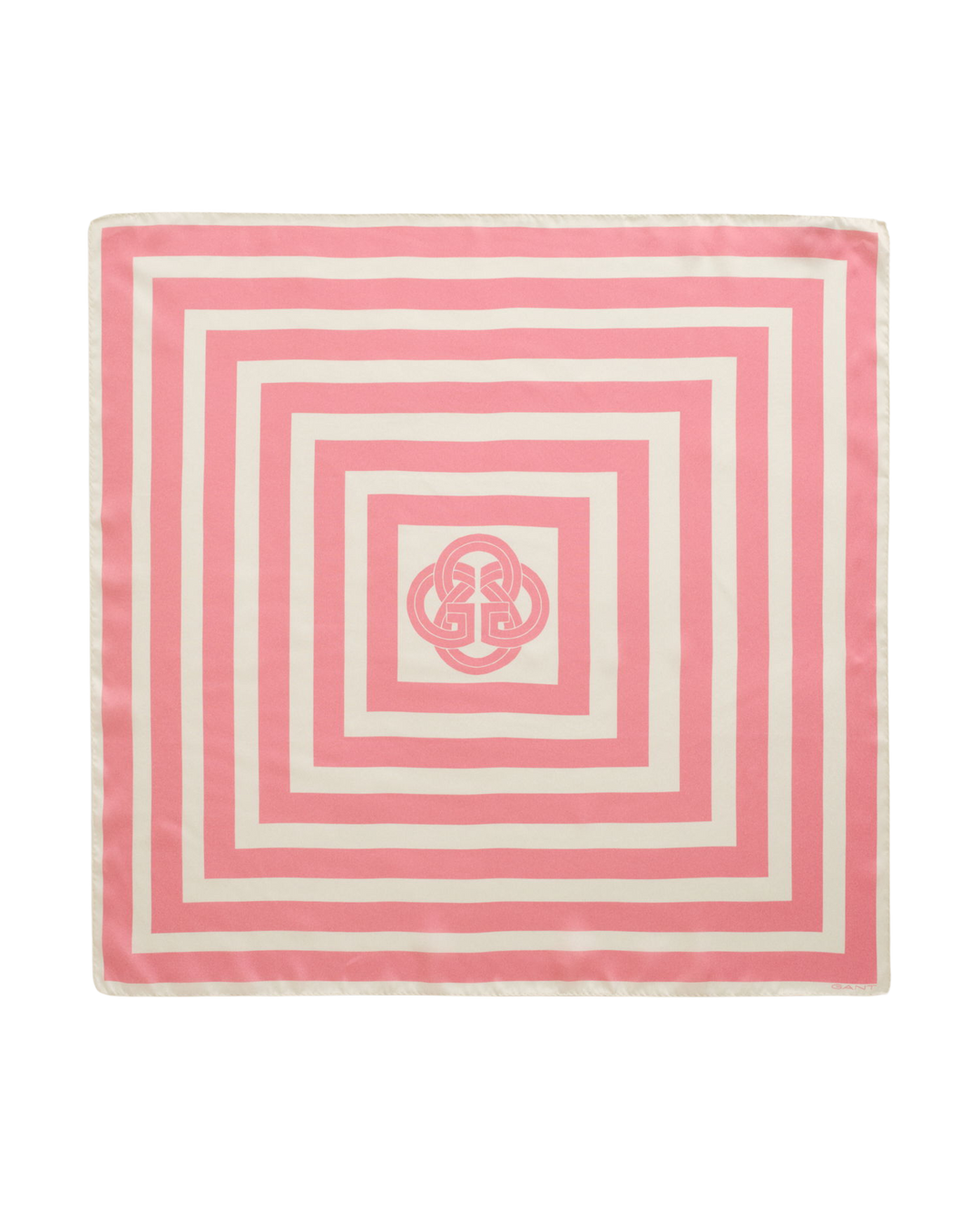 Stripe Print Silk Scarf