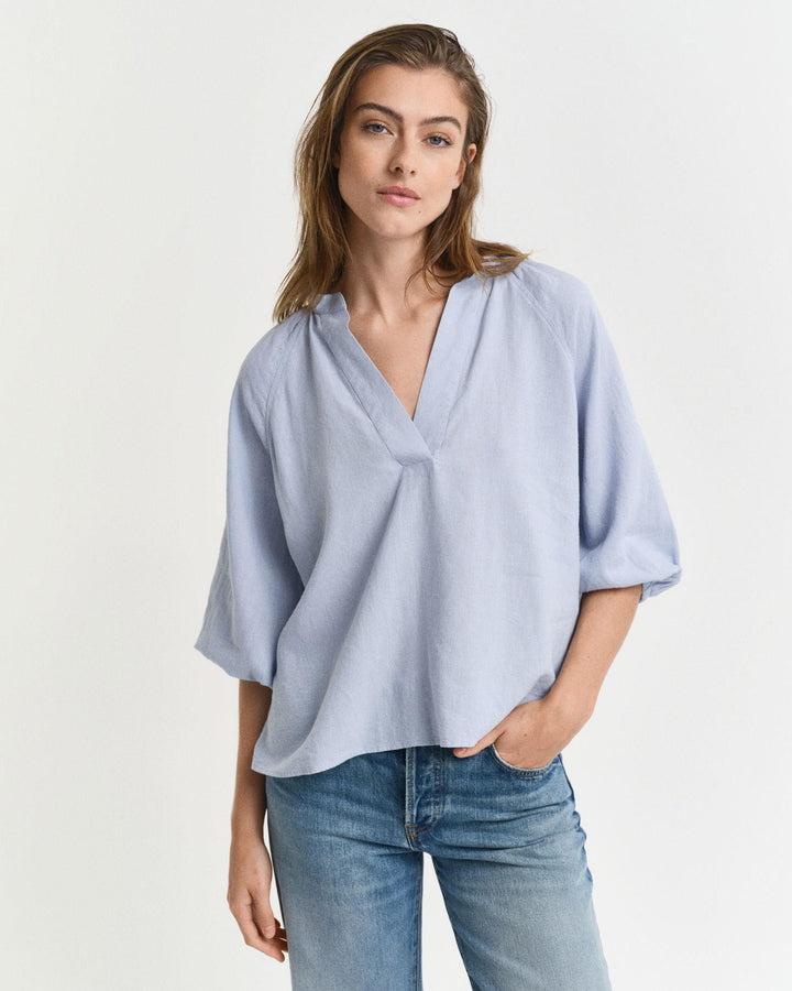 Linen ss blouse