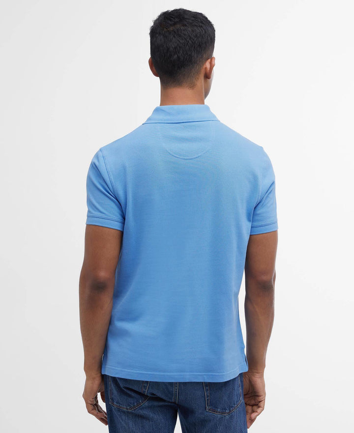 Tartan pique polo shirt