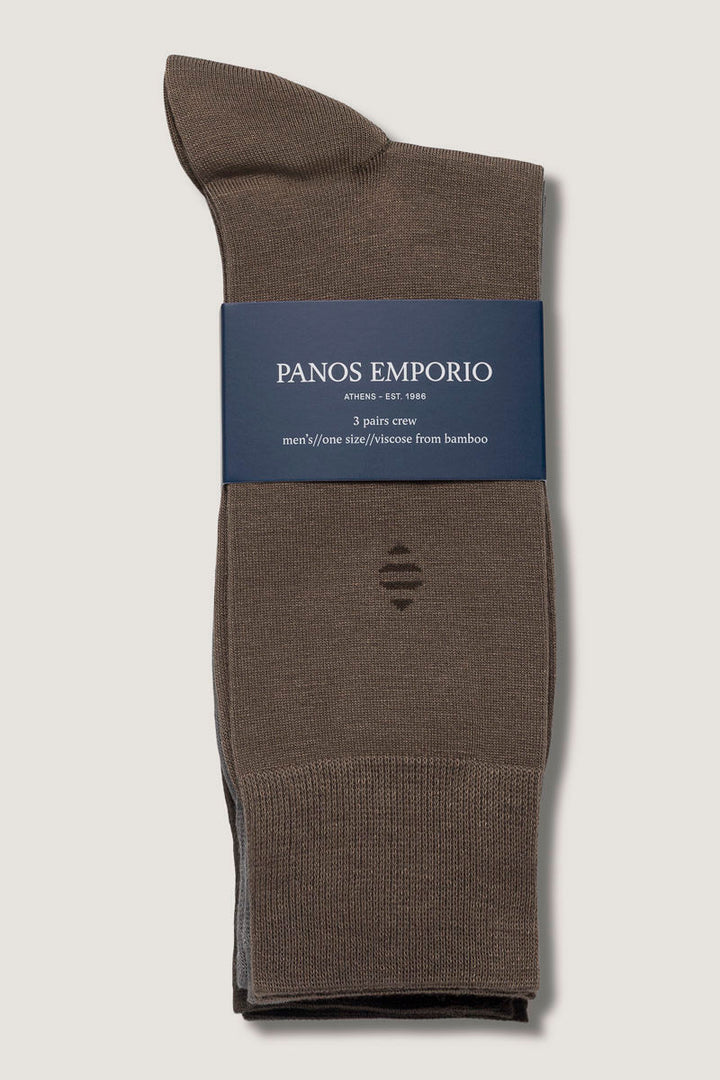 3pk Daniel Bamboo Crew 40-46