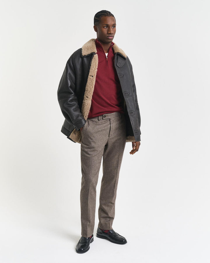 Extrafine Merino Wool Half Zip