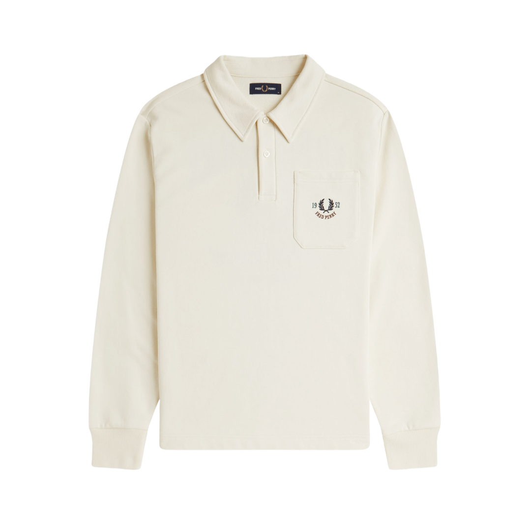 Embroided Champion Collared Sweatshirt