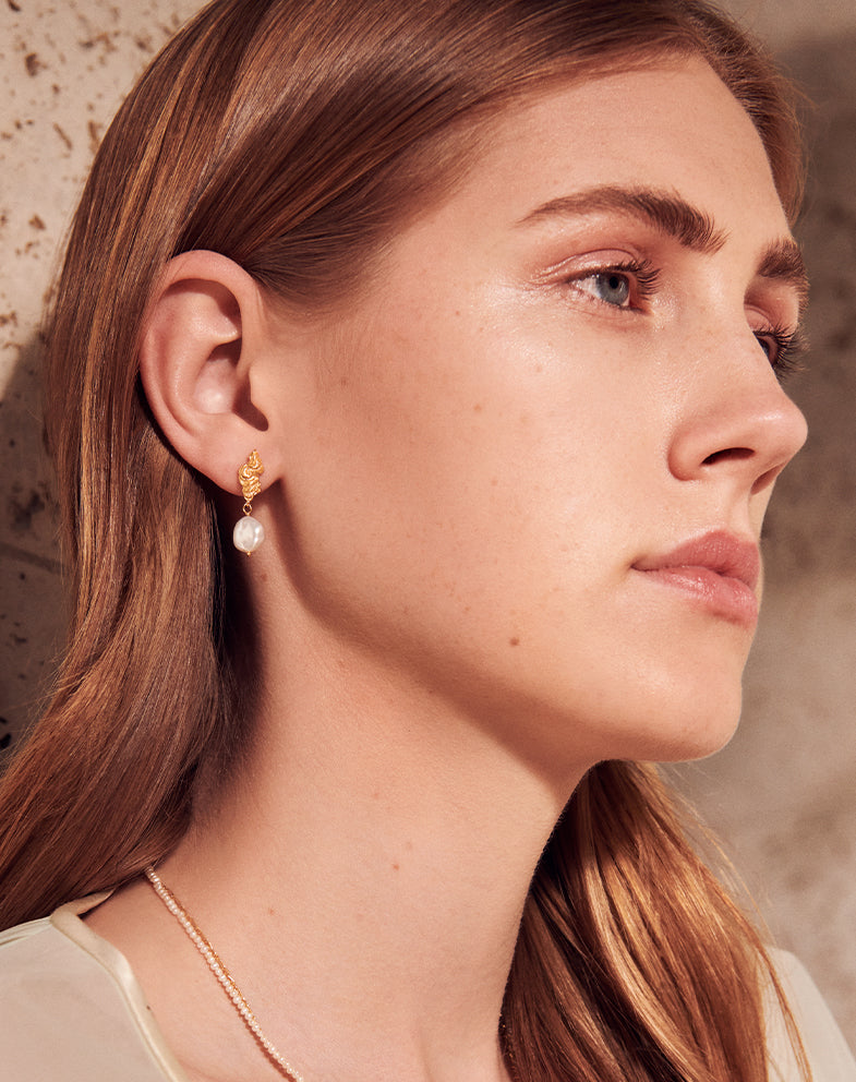 Frigg Gold Earrings