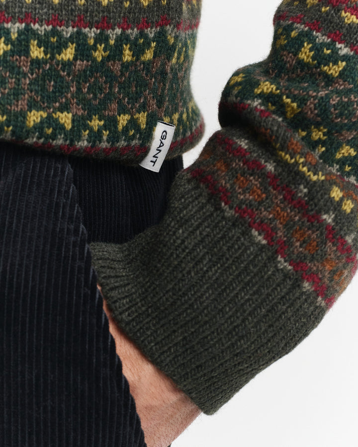 FAIR ISLE C-NECK