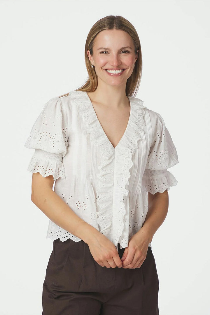 Talise Emb Blouse