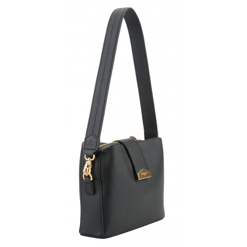 Cowhide leather shoulder bag