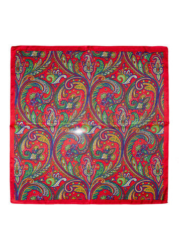 Skjerf paisley 70x70