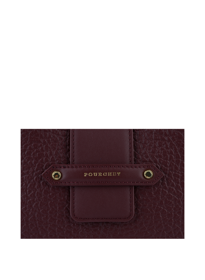 Cowhide leather small size shoulder bag
