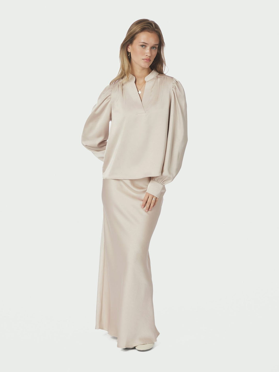 Rosslyn Heavy Sateen Blouse