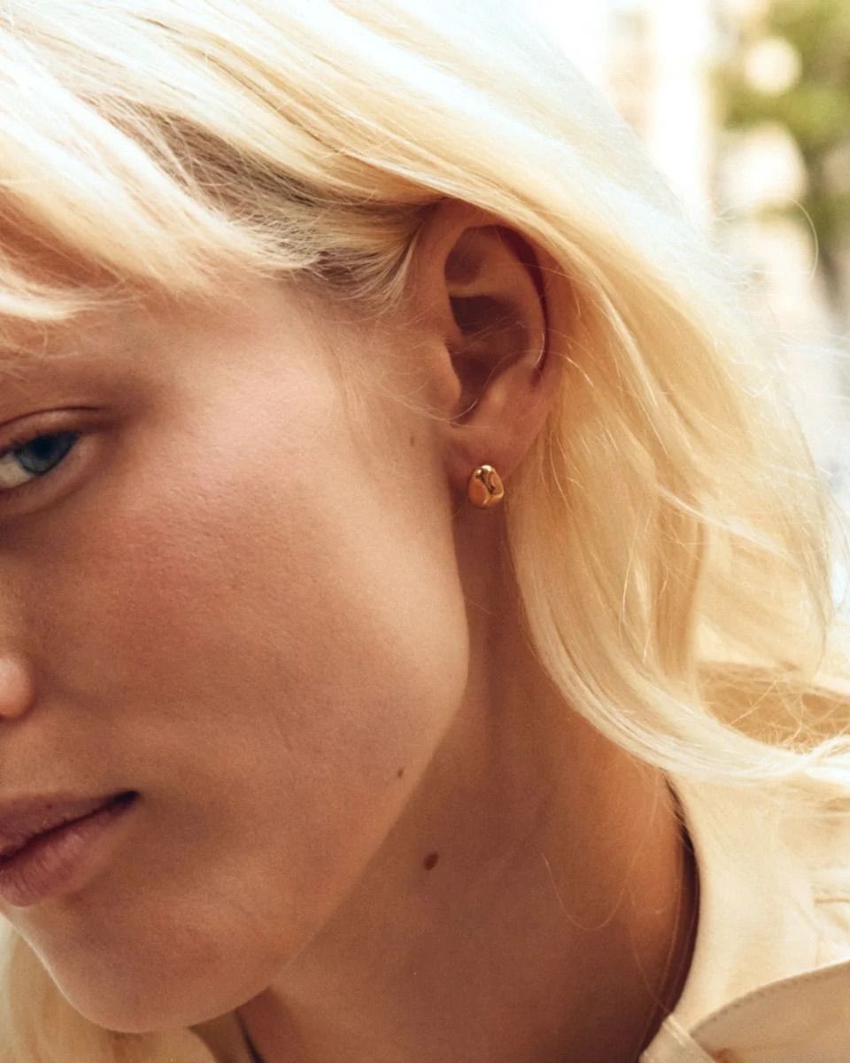 Leora Studs Gold