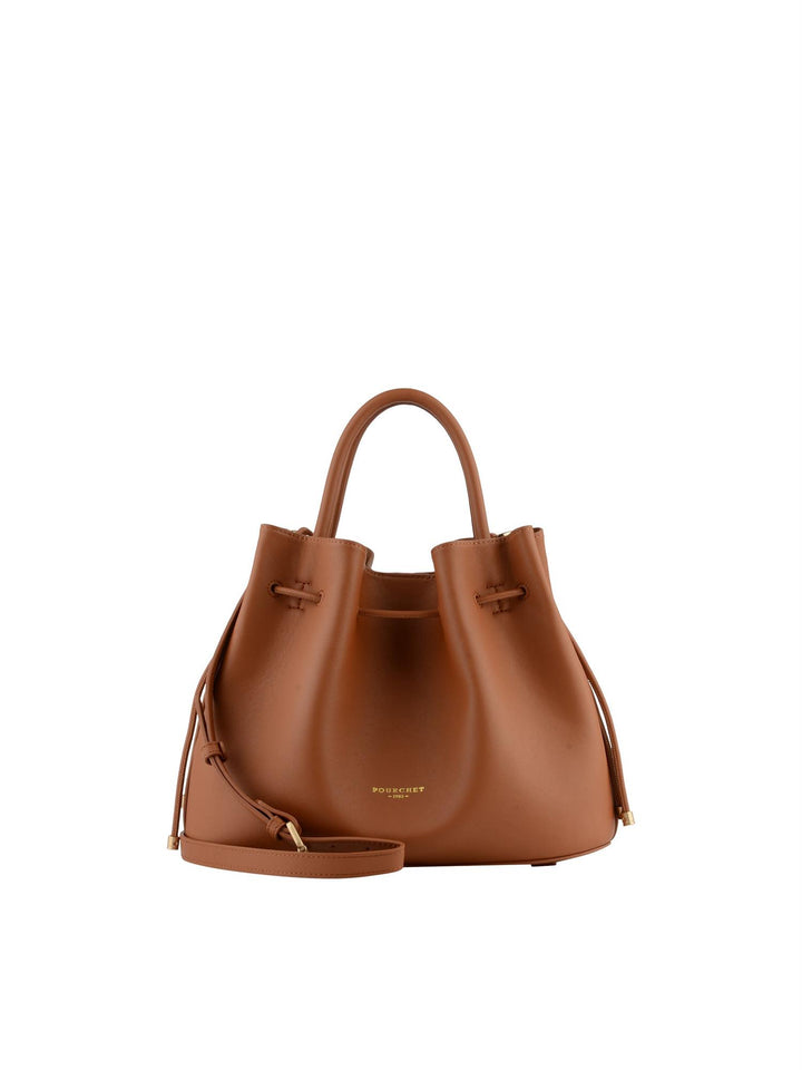 cowhide leather medium size satchel