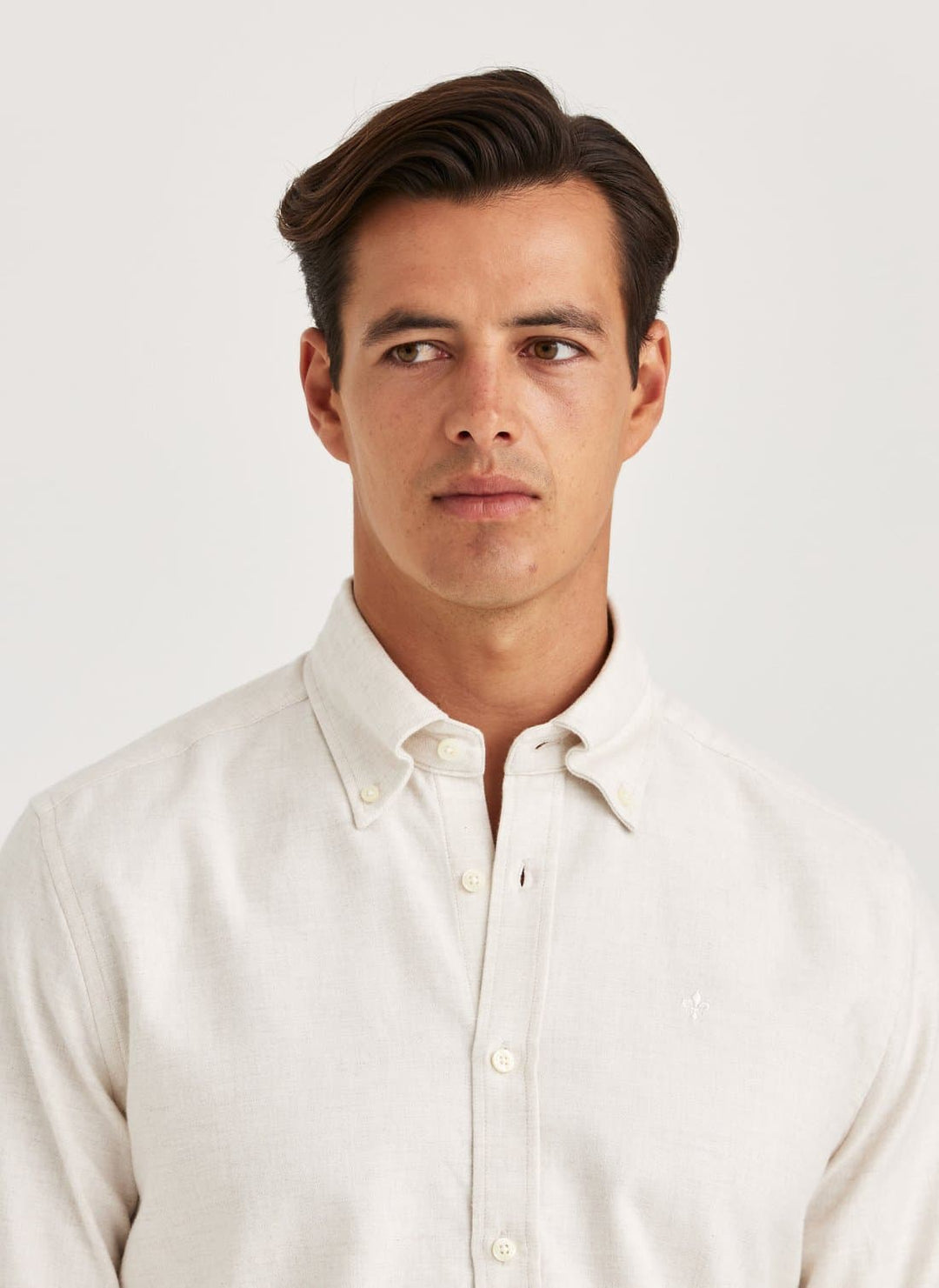 Twill Flannel Shirt - Slim Fit