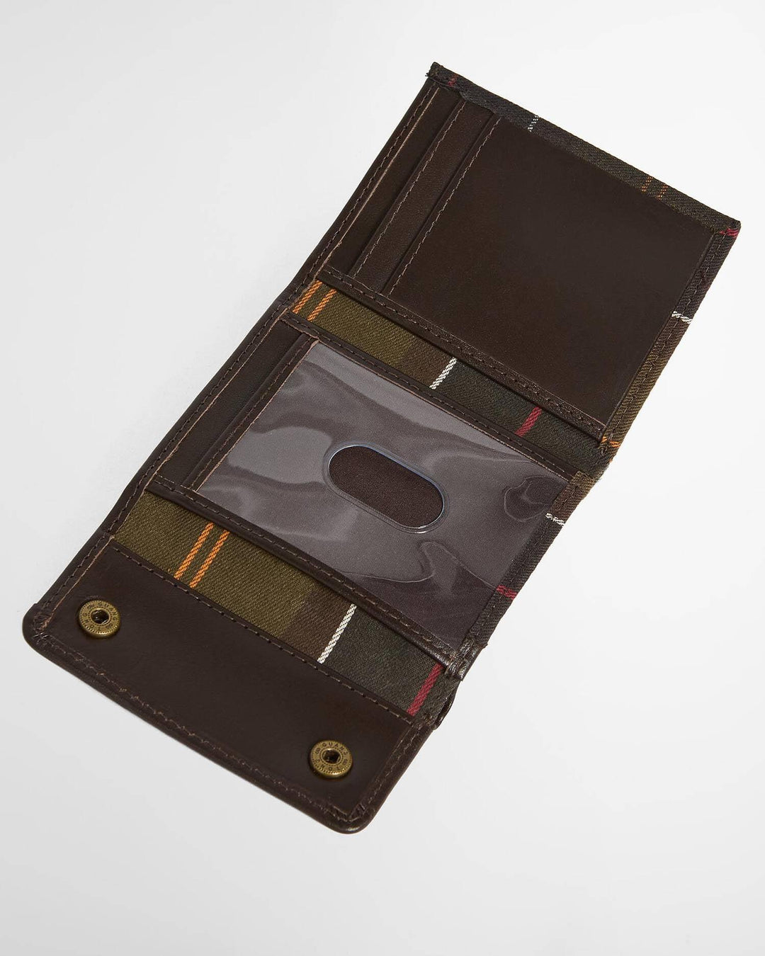 Barbour Benslie Tartan Leather Wallet