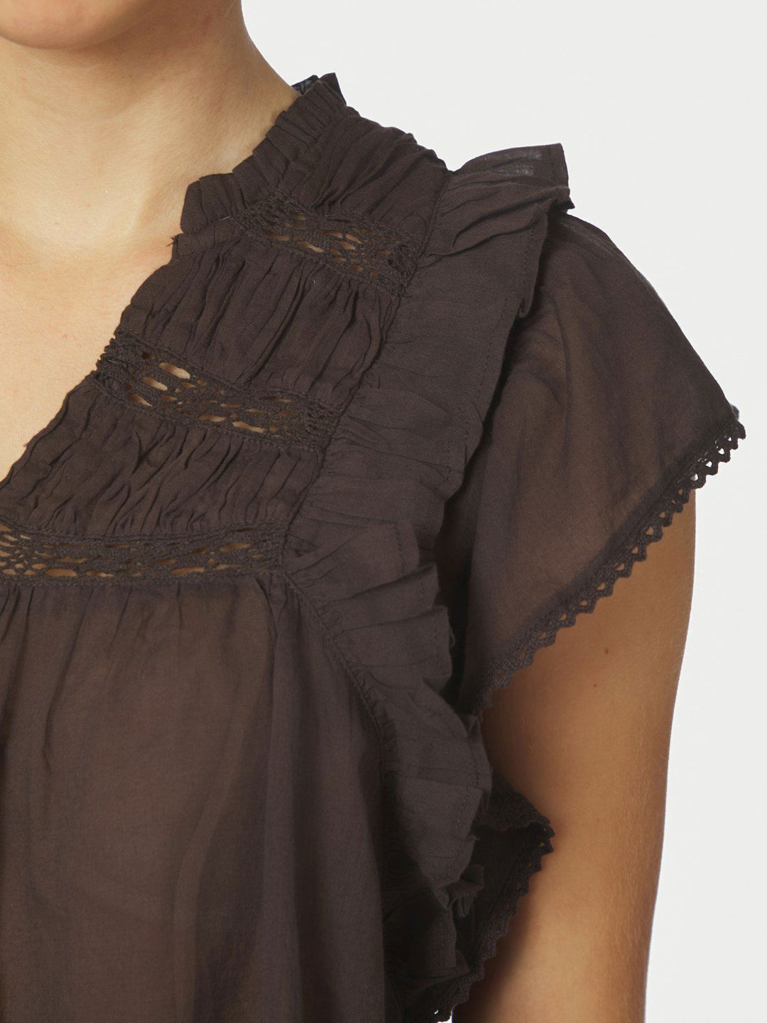Jayla S Voile Top
