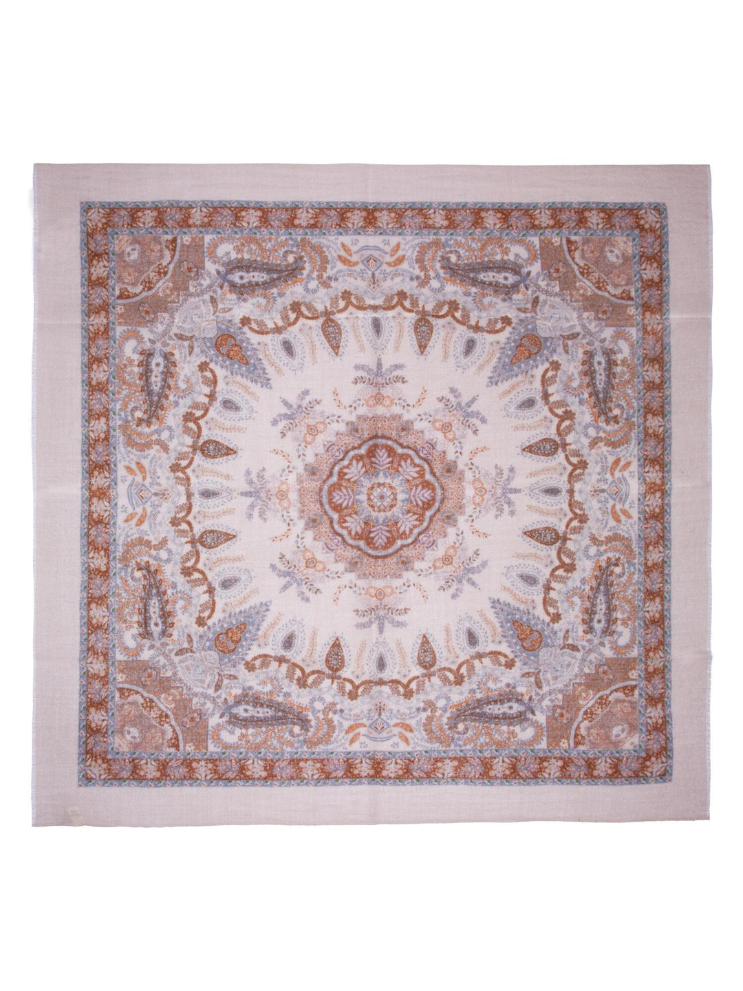 Skjerf Ull Paisley 85x85