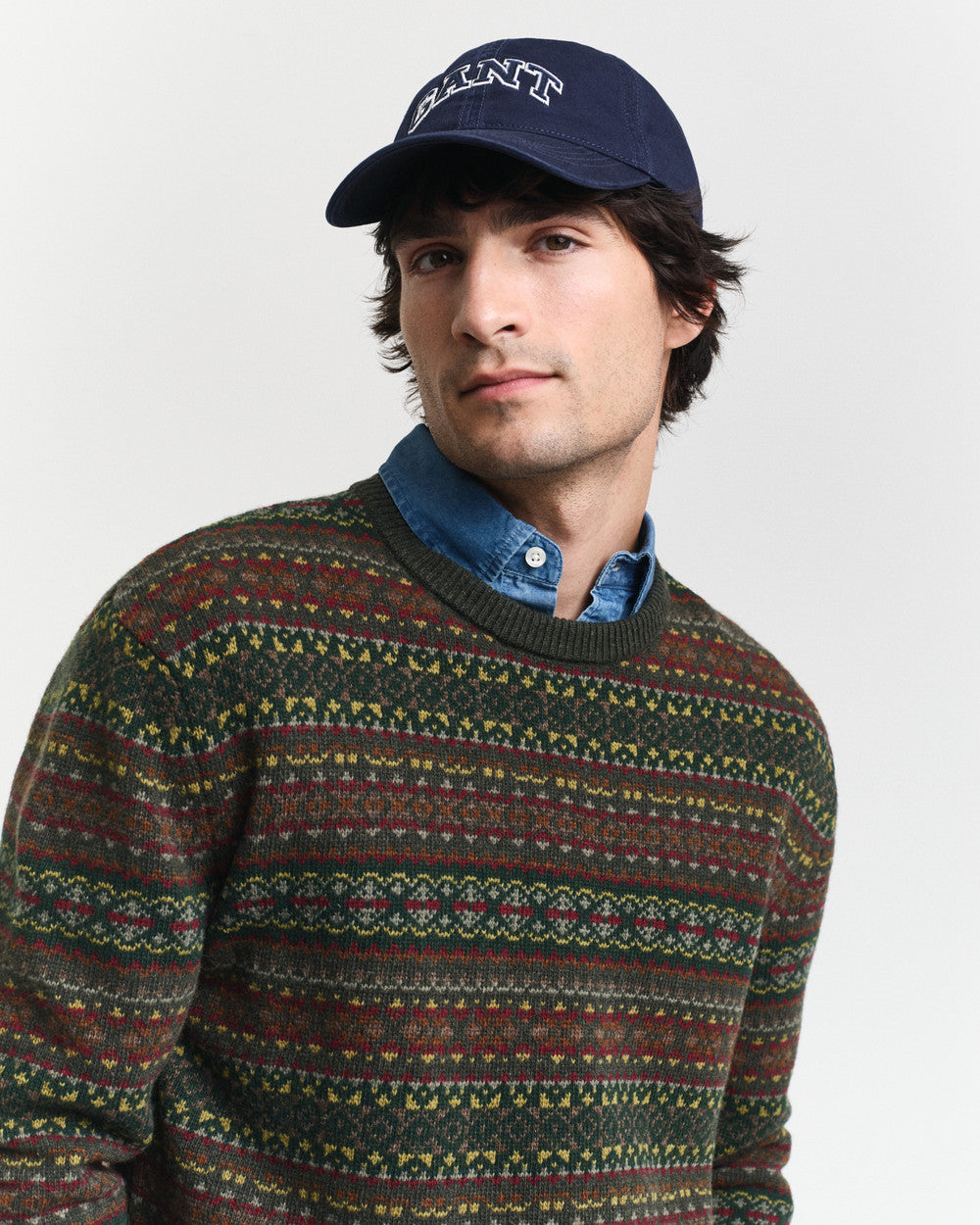 FAIR ISLE C-NECK