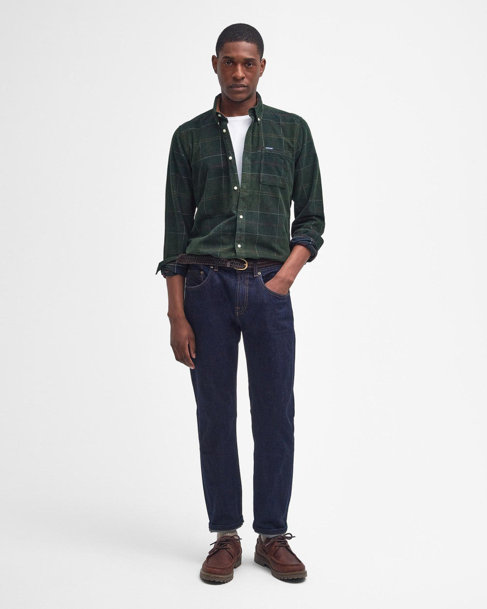 Blair Tailored Tartan Cord Shirt