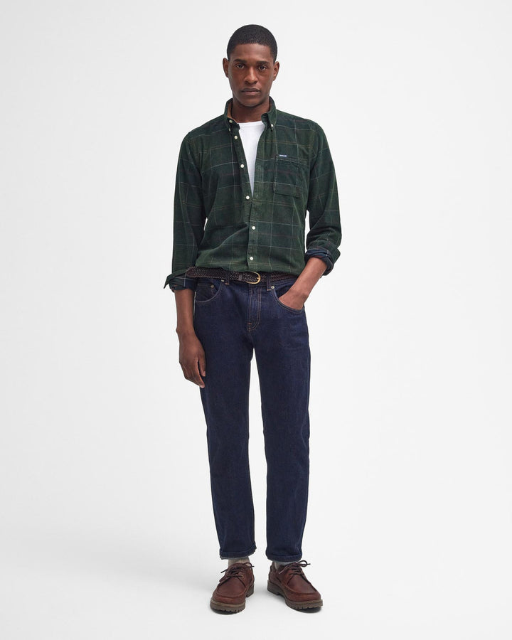 Blair Tailored Tartan Cord Shirt