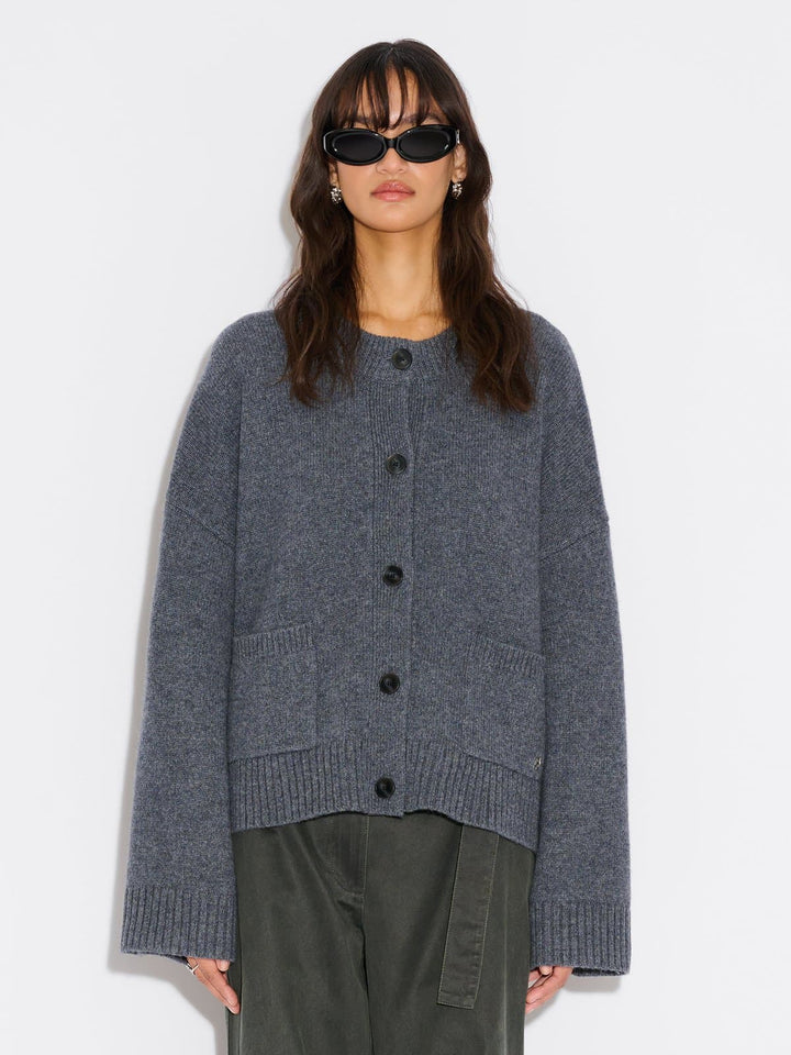 Wool Wide Cardigan