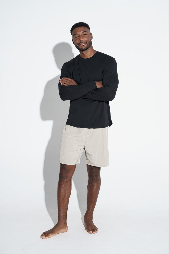 Bamboo/Cotton Crew Long Sleeve