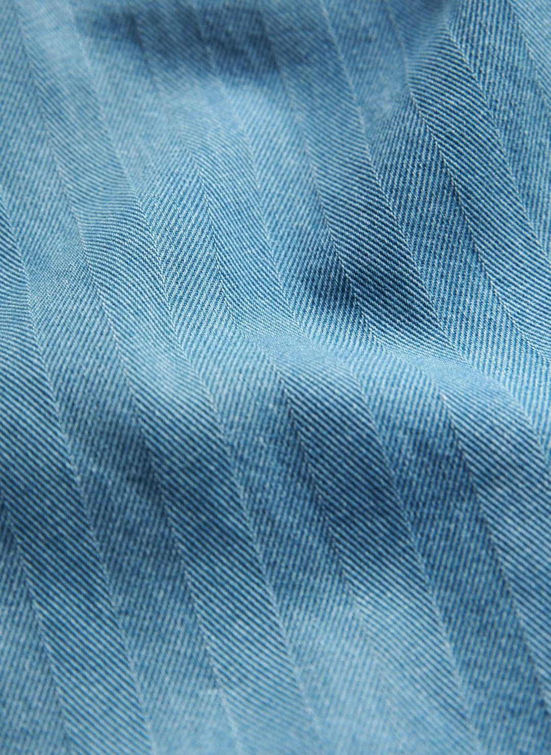 Indigo Herringbone shirt slim fit