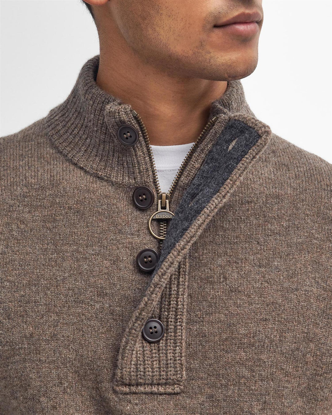 Barbour Essential Patch Half Zip Jumper