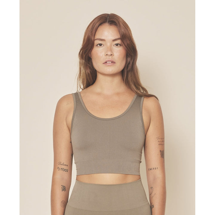 Soft Rib Seamless Crop Top