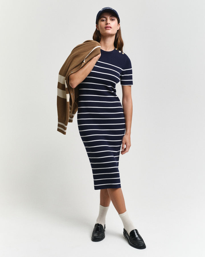 Ribbed Breton Dress