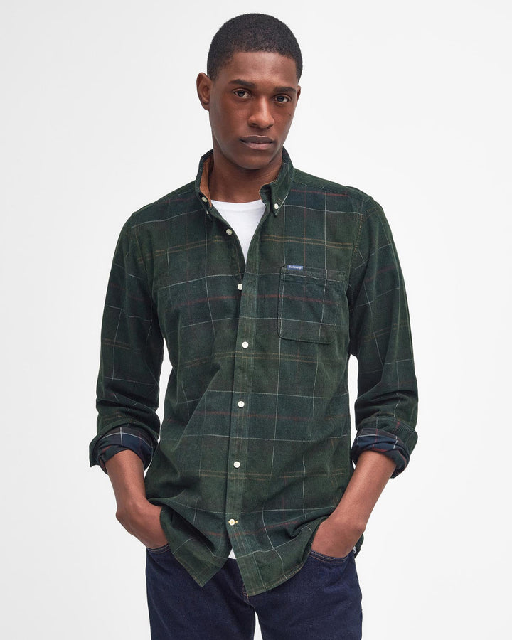 Blair Tailored Tartan Cord Shirt