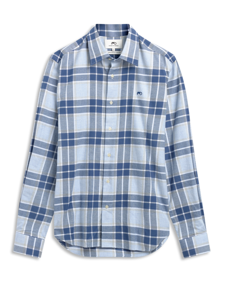 Big Check Blue Shirt R