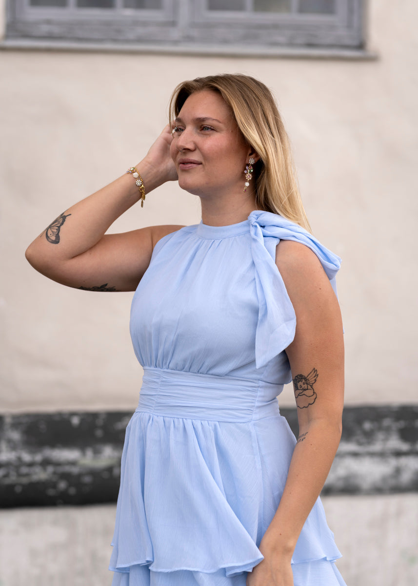 Marli Solid Chiffon Dress