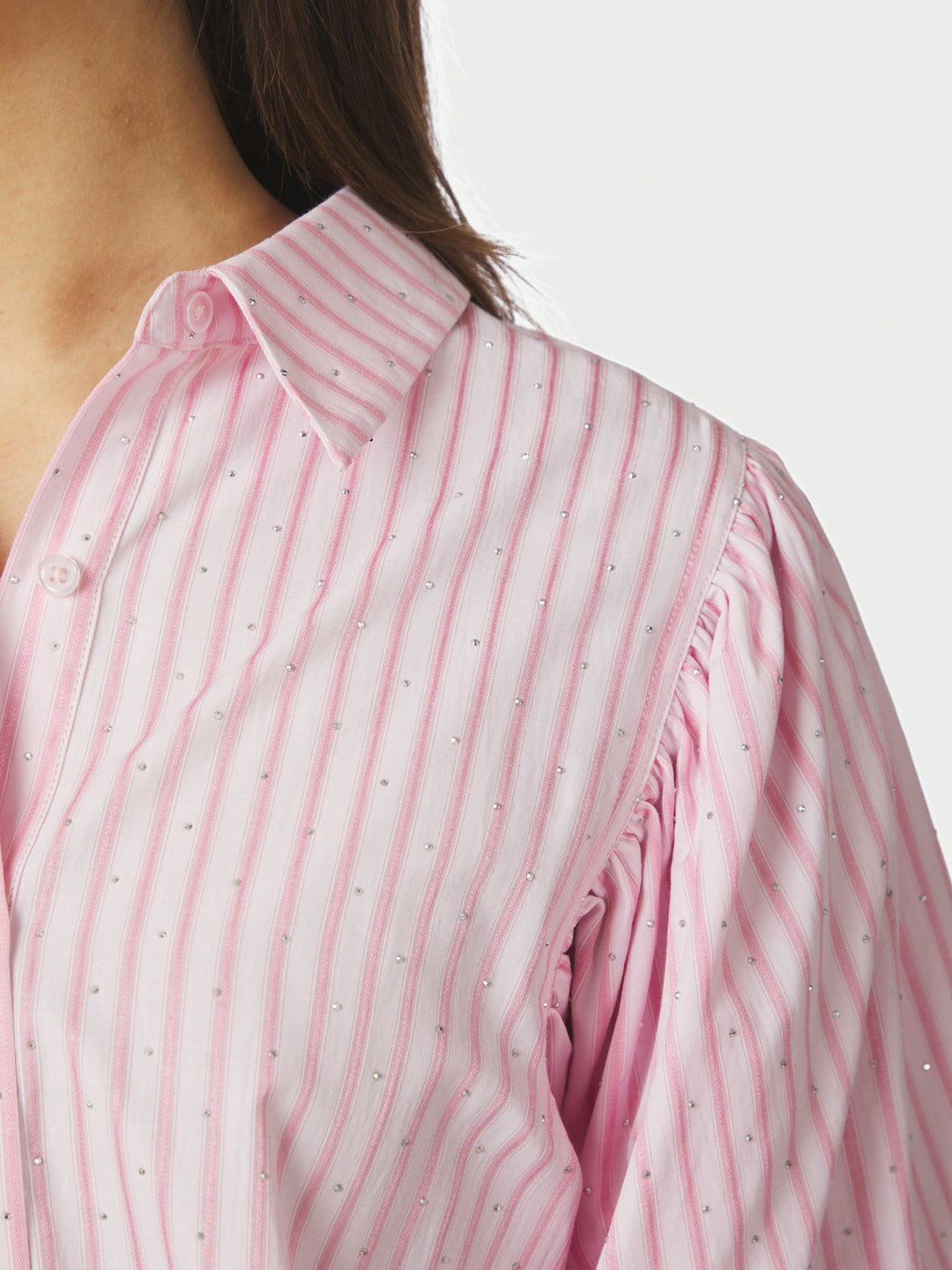 Etta Soft Stripe Stone Shirt