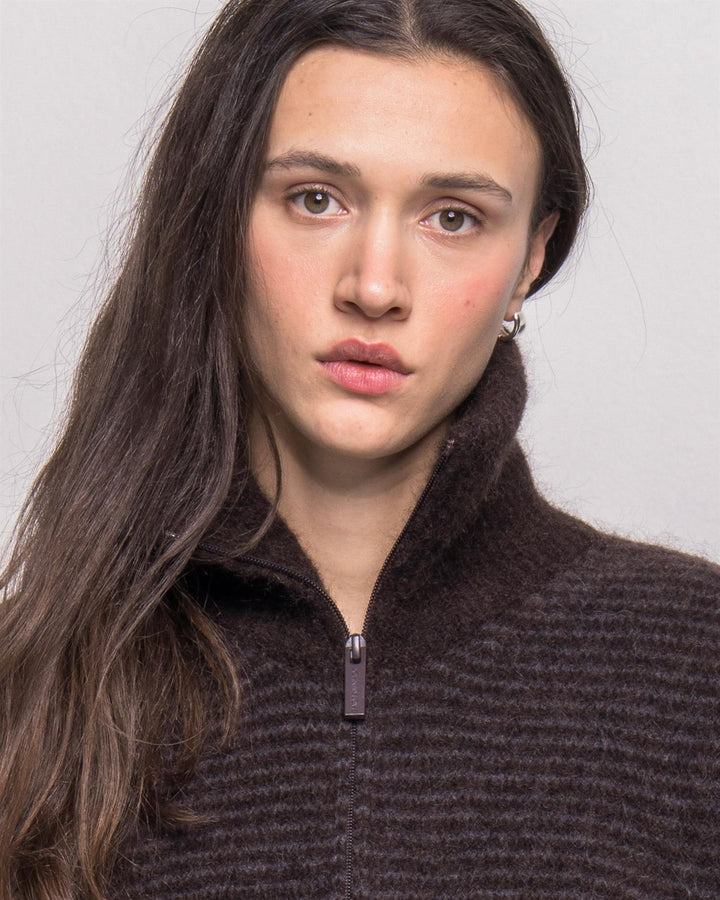 Suzy stripe mohair