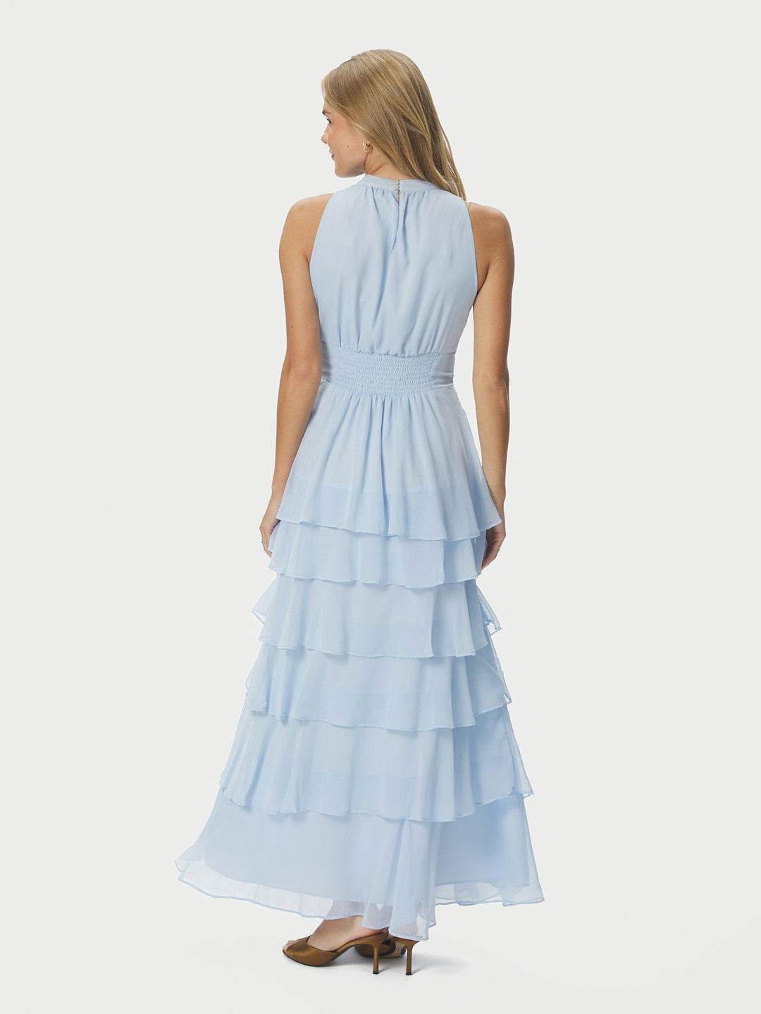 Marli Solid Chiffon Dress