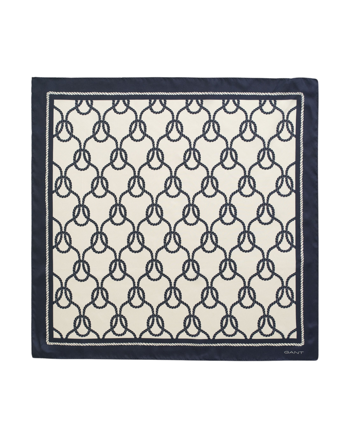 Rope Print Silk Scarf
