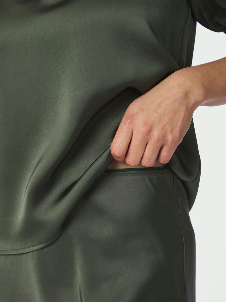 Vicky Heavy Sateen Skirt