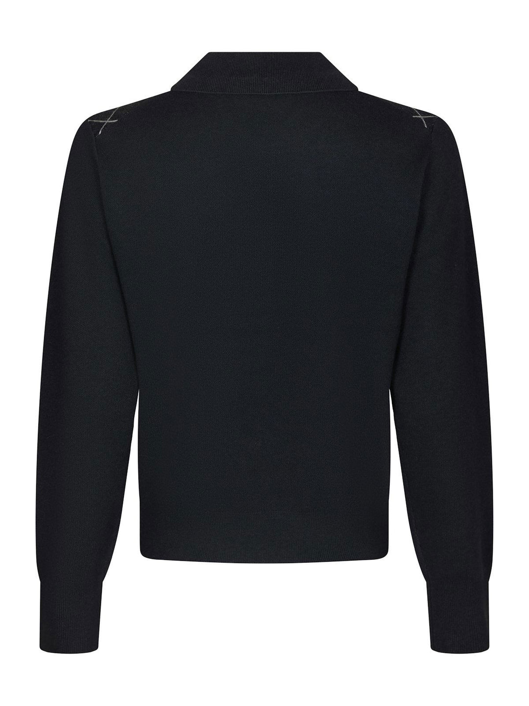 Julina Check Knit Blouse