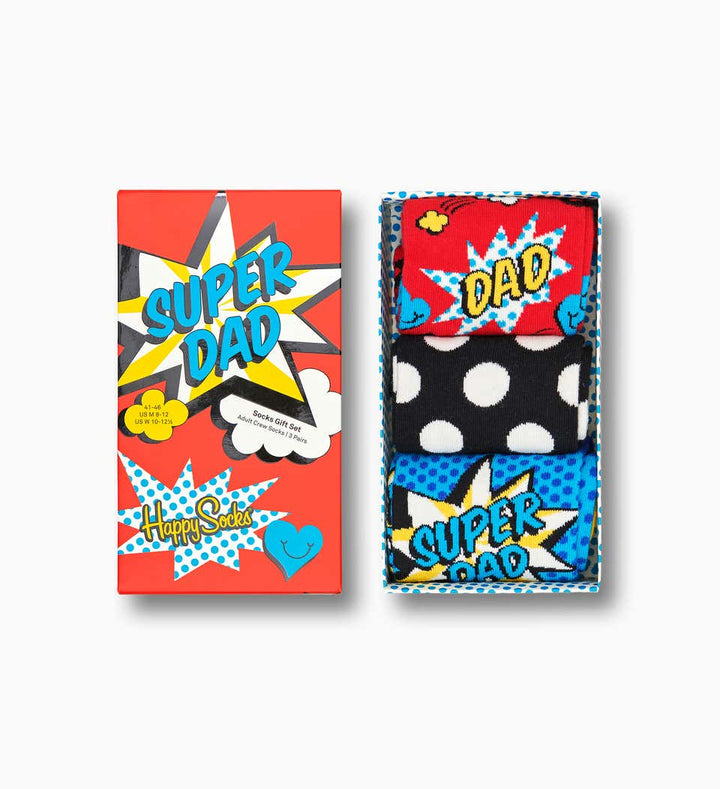 3-Pack Super Dad Socks Gift Set