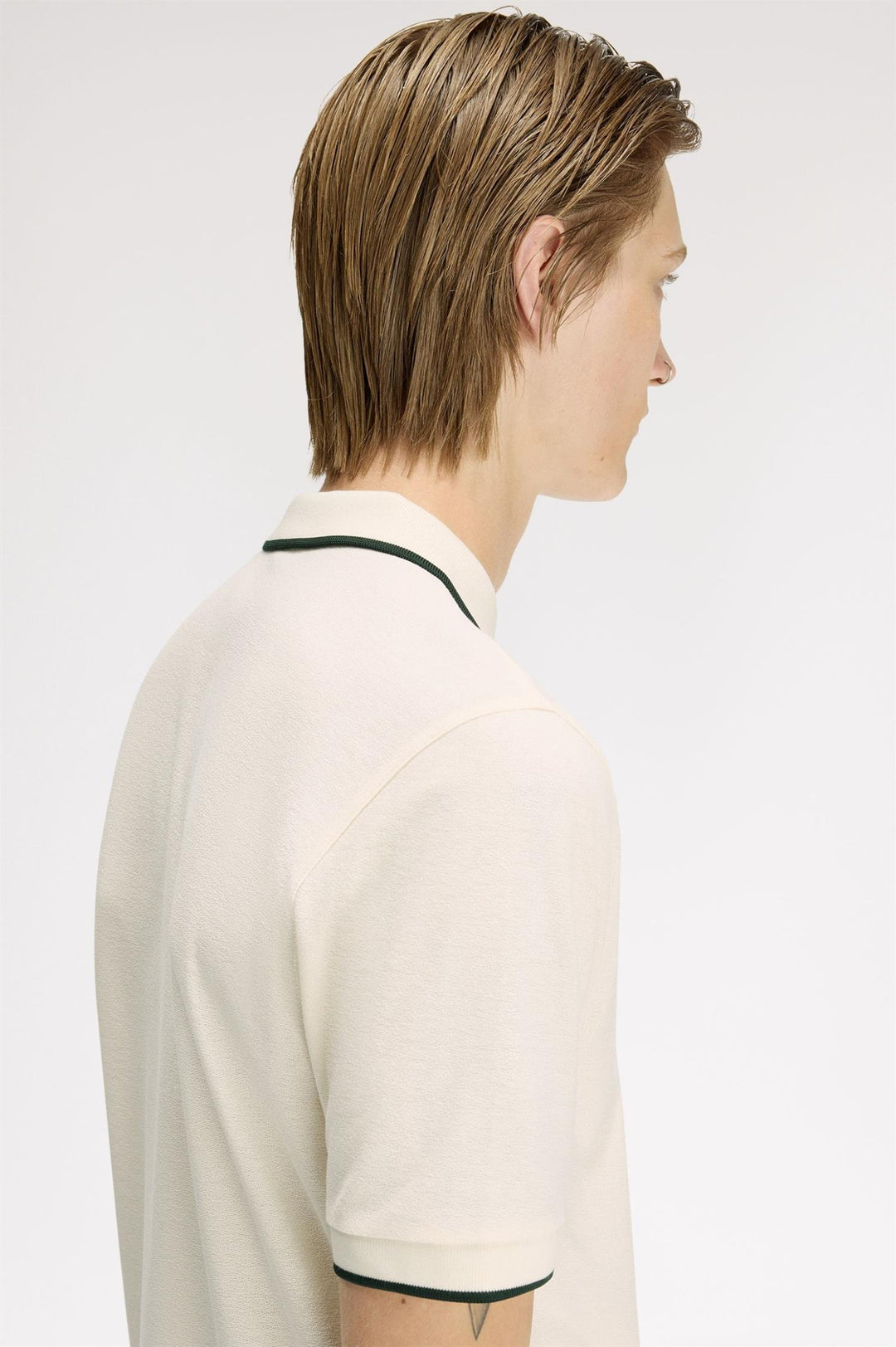 Crepe Pique Polo Shirt