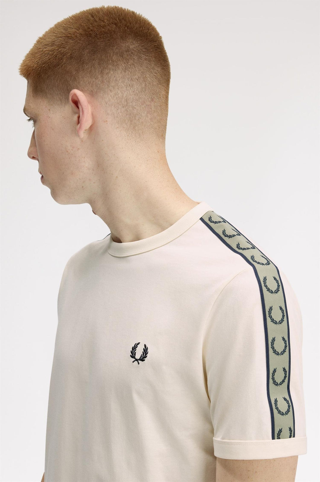 CONTRAST TAPE RINGER T-SHIRT