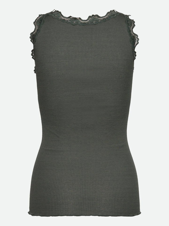 RWBabette Silk SL U-neck Lace Top