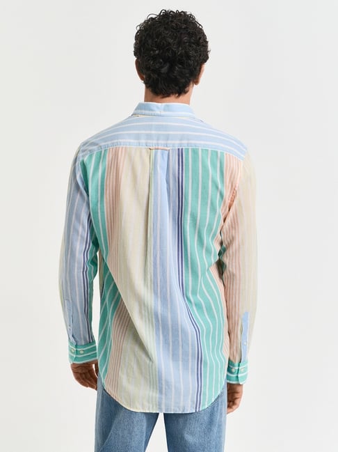 Reg Voile Multi Stripe Shirt