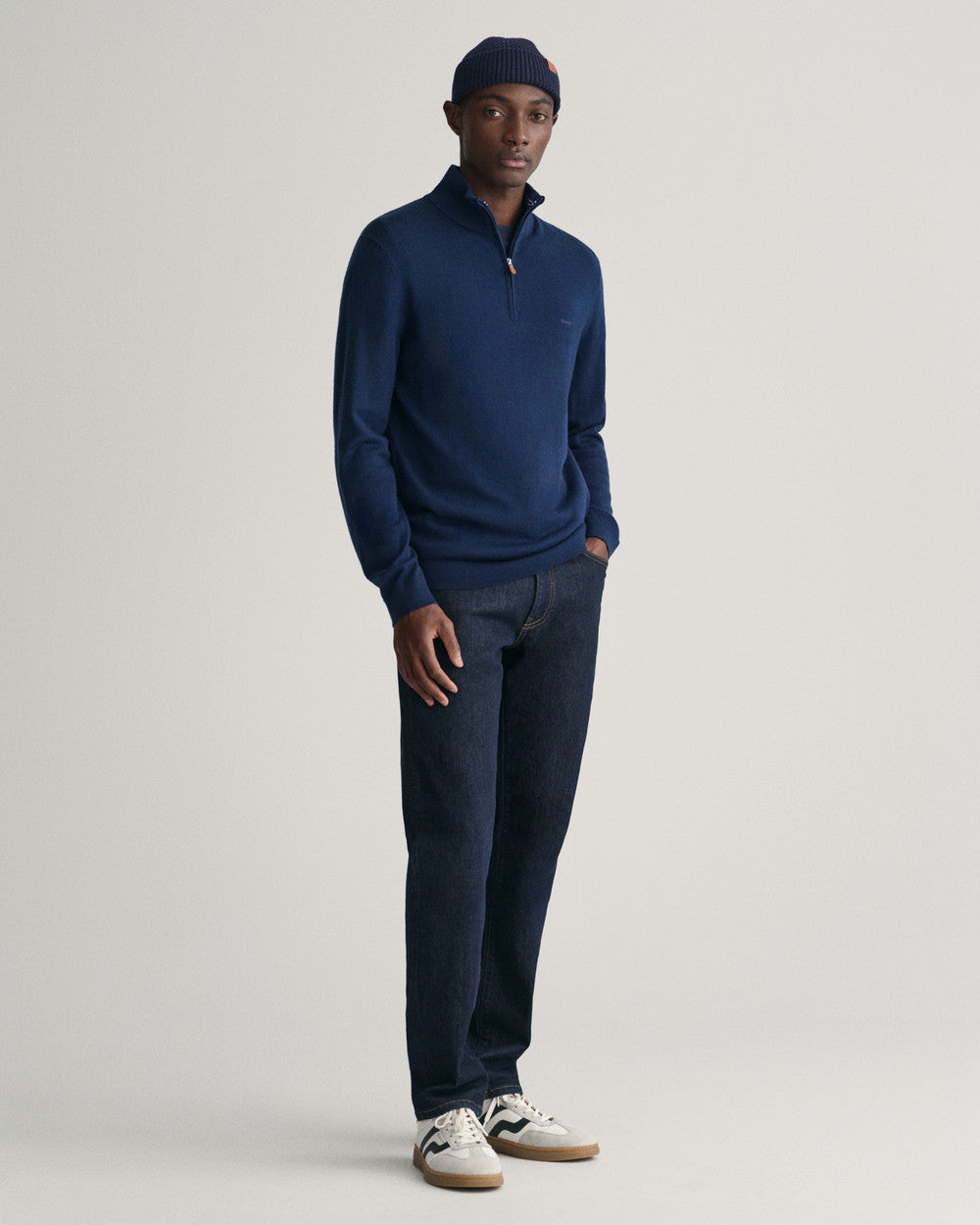 Ekstrafine Merino Wool Half-Zip