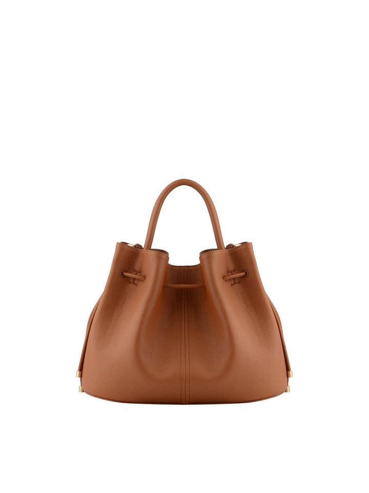 cowhide leather medium size satchel