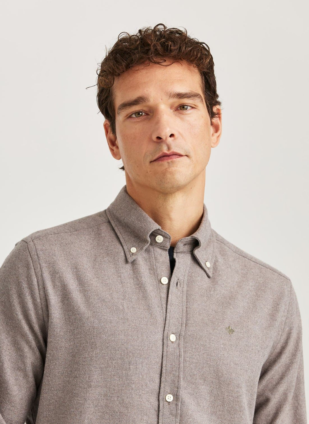 Twill Flannel Shirt - Slim Fit